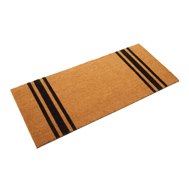 Premier Housewares Filta Black Stripe Extra Large Doormat
