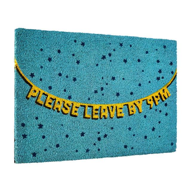 Premier Housewares Filta Please Leave By 9pm Doormat