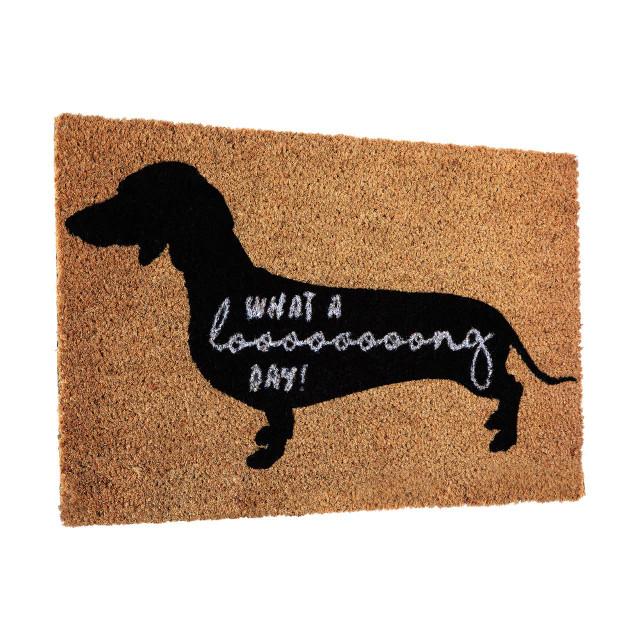Premier Housewares Filta What A Long Day Sausage Dog Doormat