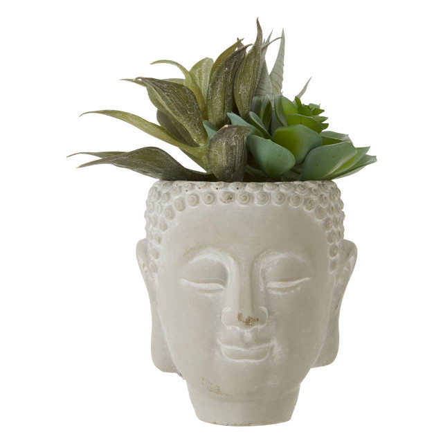 Premier Housewares Fiori Buddha Pot Mixed Succulent