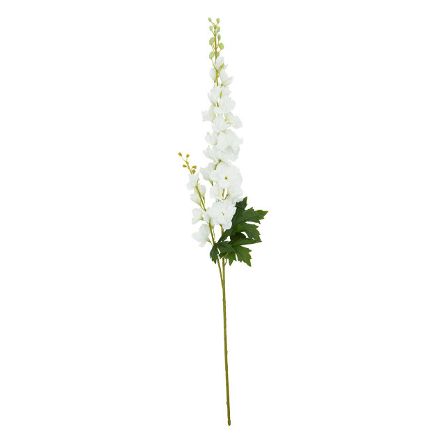 Premier Housewares Fiori Tall White Delphinium Flower Stem