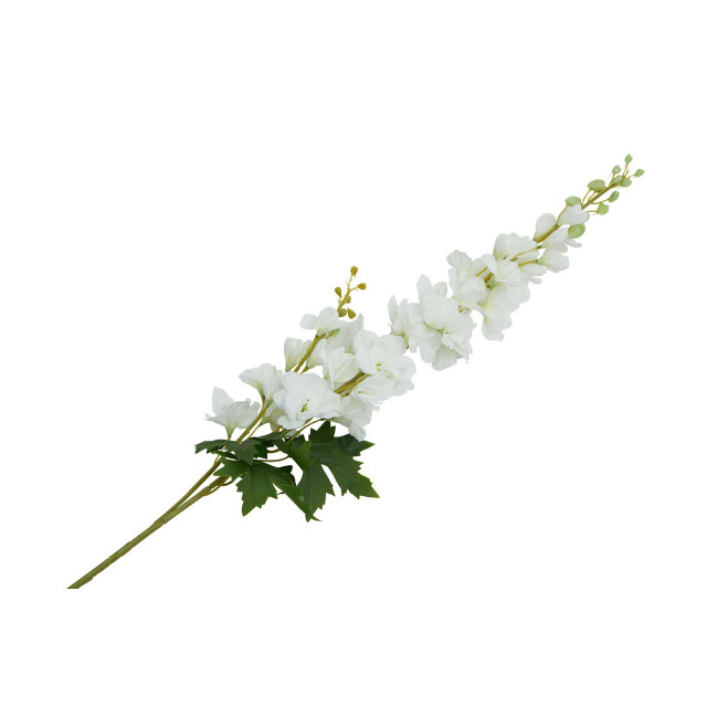 Premier Housewares Fiori Tall White Delphinium Flower Stem