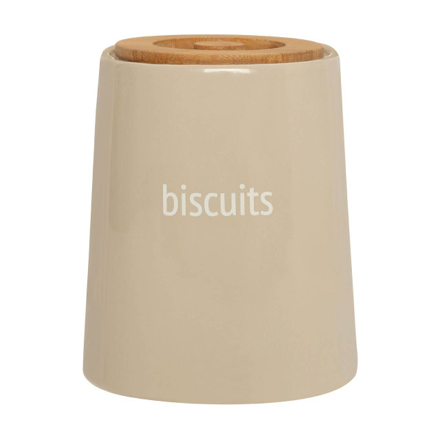 premier housewares Fletcher Beige Ceramic Biscuit Canister