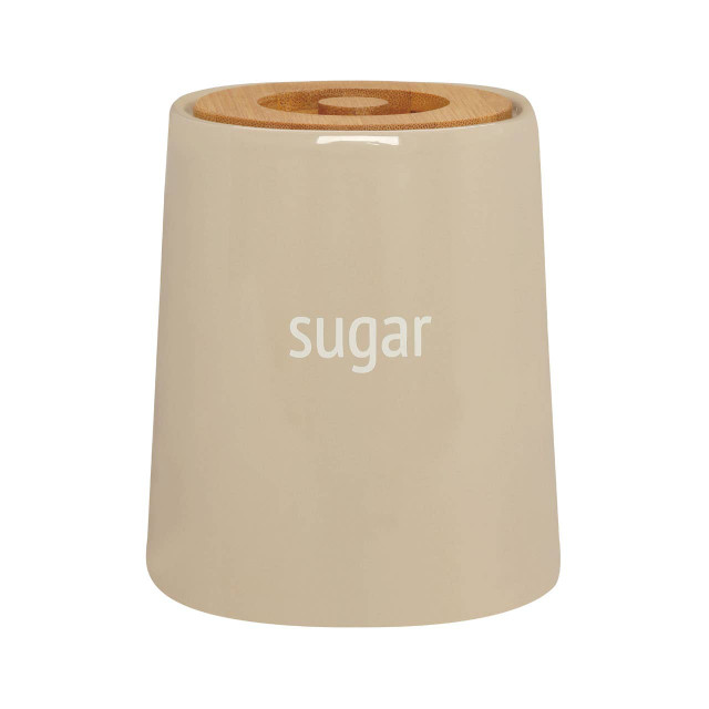 Premier Housewares Fletcher Beige Ceramic Sugar Canister