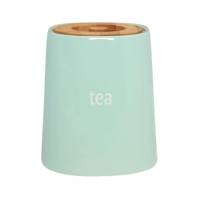 Premier Housewares Fletcher Blue Ceramic Tea Canister