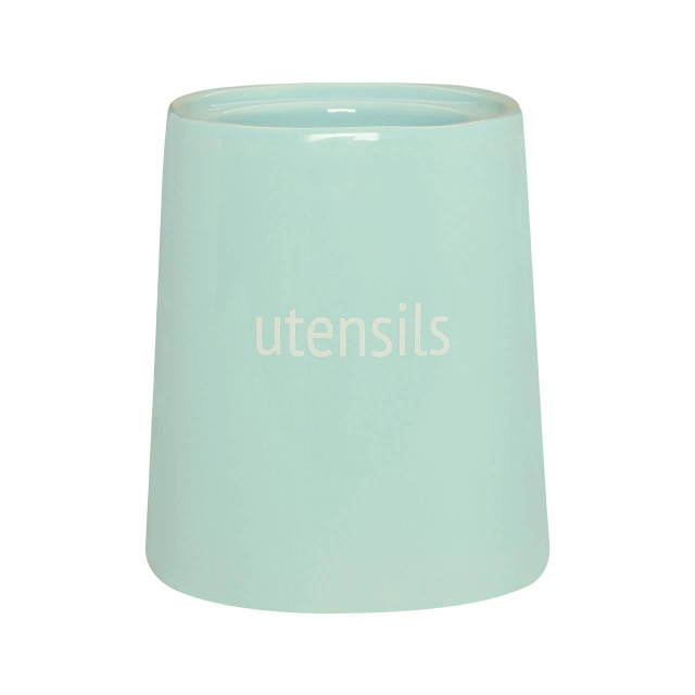 premier housewares Fletcher Blue Ceramic Utensil Holder