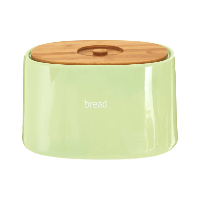 Premier Housewares Fletcher Green Ceramic Bread Bin