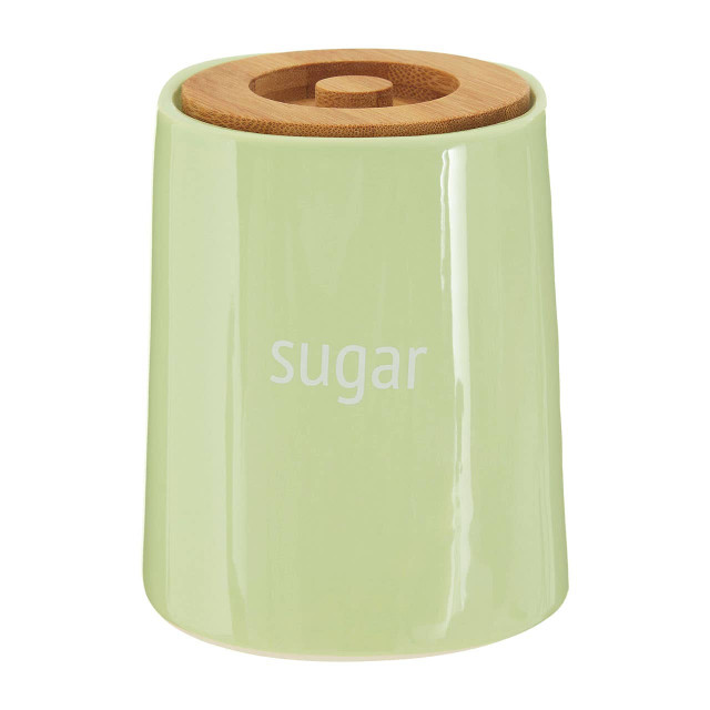 Premier Housewares Fletcher Green Ceramic Sugar Canister