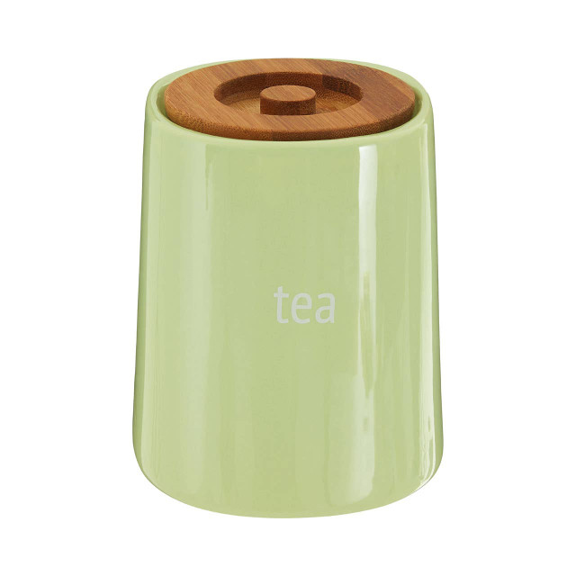 Premier Housewares Fletcher Green Ceramic Tea Canister