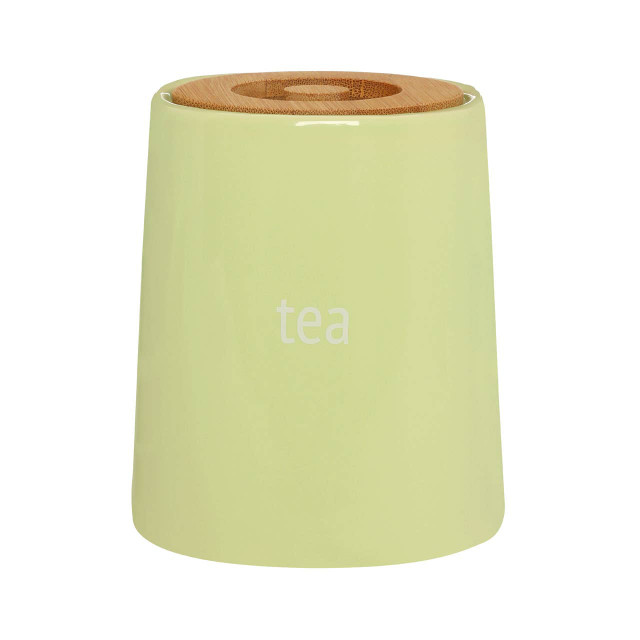 premier housewares Fletcher Green Ceramic Tea Canister