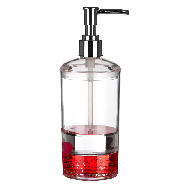 premier housewares Floating Acrylic Hearts Lotion Dispenser
