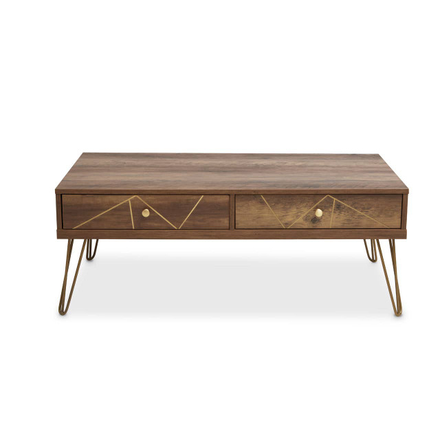 premier housewares Flori Coffee Table with 2 Drawers