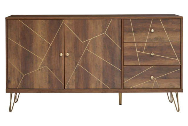 premier housewares Flori Sideboard with 2 Doors and 3 Drawers