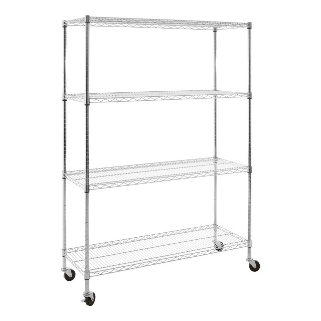 Premier Housewares Frankfurt 4 Tier Metal Shelf Unit