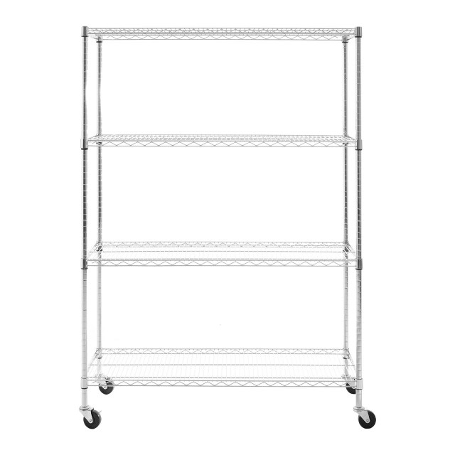premier housewares Frankfurt 4 Tier Metal Shelf Unit