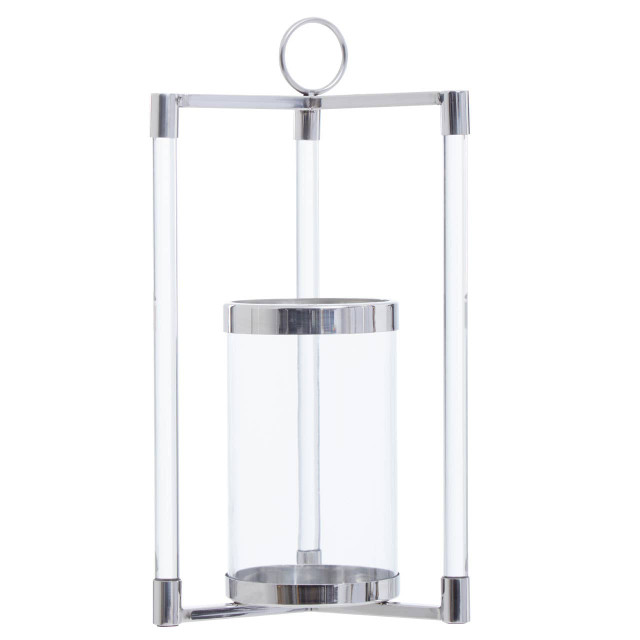 Premier Housewares Franklin Small Silver Finish Lantern