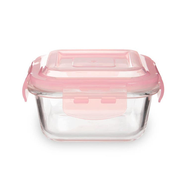 premier housewares Freska 320ml Square Glass Container