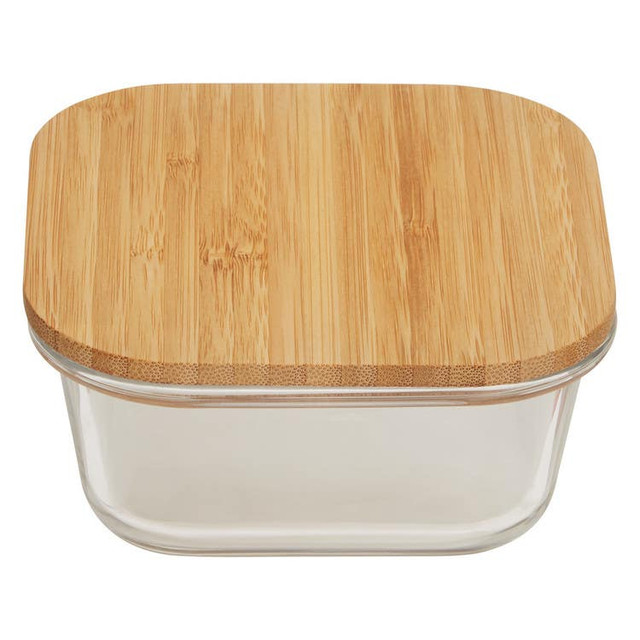 Premier Housewares Freska 520ml Glass Container With Bamboo Lid