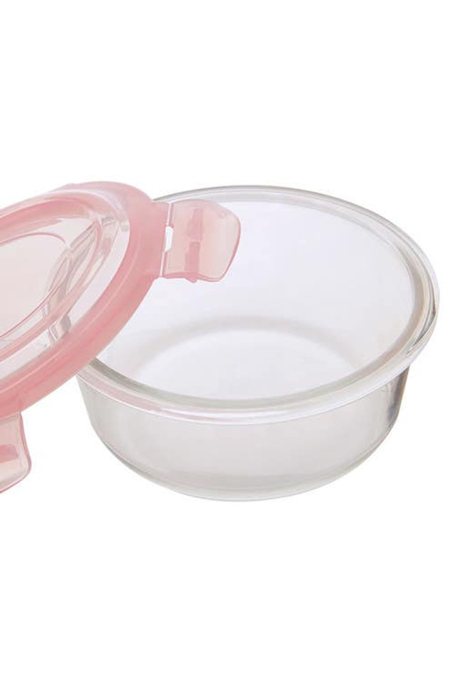 Premier Housewares Freska 620ml Round Glass Container