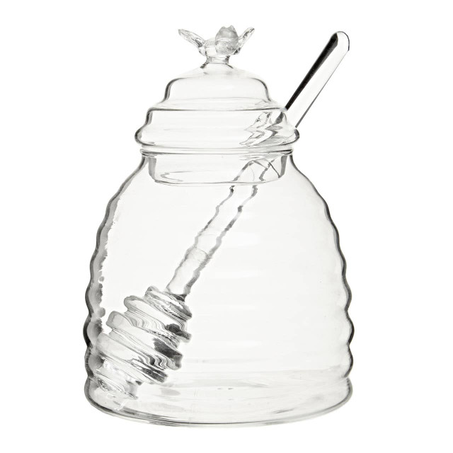 premier housewares Freska Glass Honey Jar With Dipper