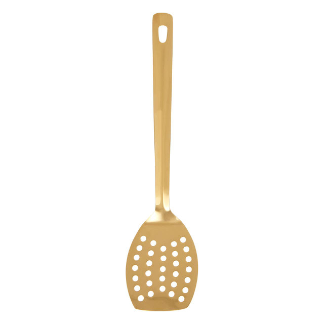 Premier Housewares Freya Gold Finish Slotted Turner