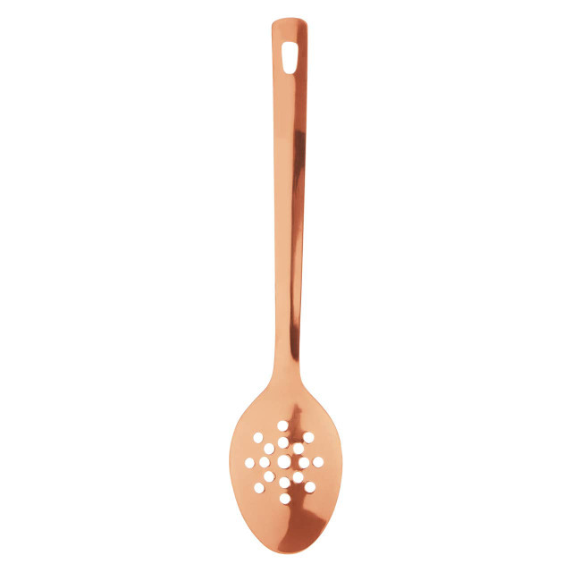 Premier Housewares Freya Rose Gold Finish Slotted Spoon