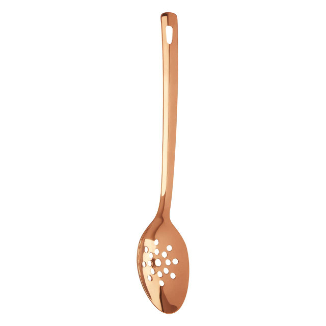 premier housewares Freya Rose Gold Finish Slotted Spoon