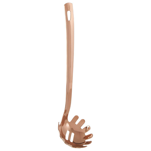 Premier Housewares Freya Rose Gold Finish Spaghetti Spoon