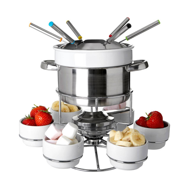premier housewares Freya Stainless Steel Fondue Set