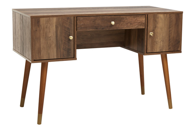 Premier Housewares Frida Wood Veneer Desk With Storage