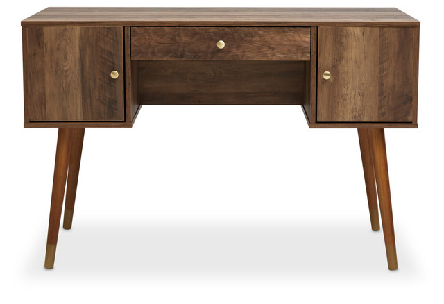 Premier Housewares Frida Wood Veneer Desk With Storage