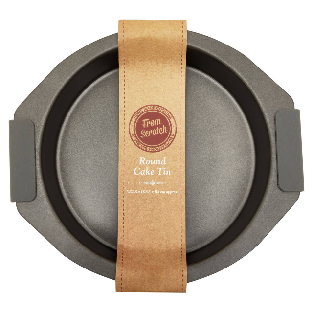 Premier Housewares From Scratch Grey Round Cake Tin