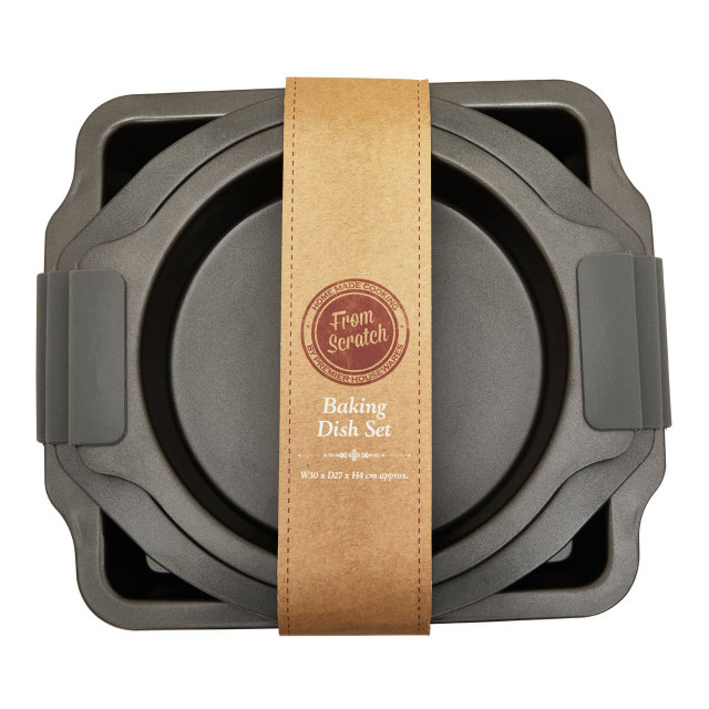 premier housewares From Scratch Set Of Three Baking Dishes