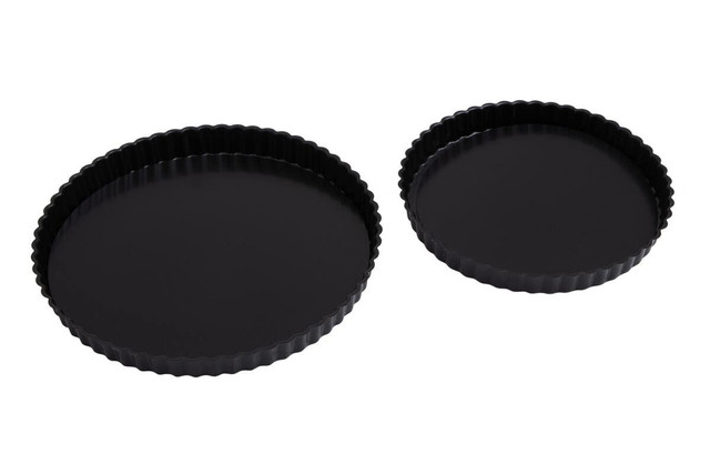 Premier Housewares From Scratch Set Of Two Fluted Flan Tins