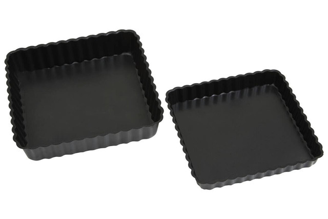 Premier Housewares From Scratch Set Of Two Fluted Quiche Flan Tins