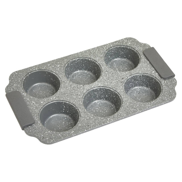 Premier Housewares From Scratch Six Cup Marble Effect Muffin Tray