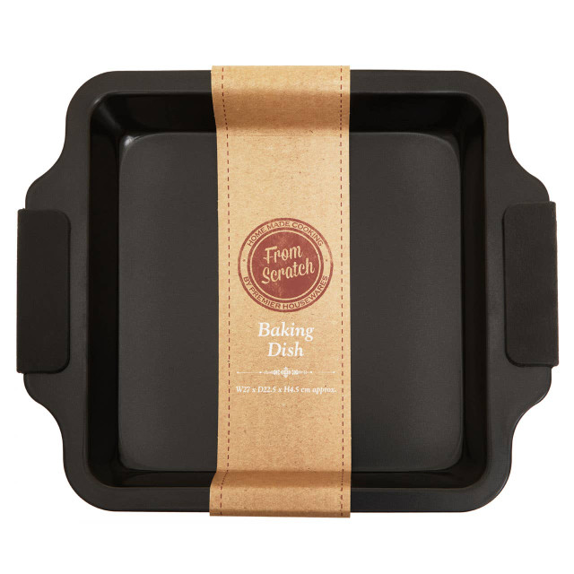 Premier Housewares From Scratch Small Black Baking Tin