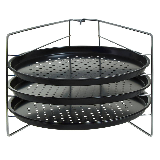 Premier Housewares From Scratch Three Tier Non Stick Pizza Rack