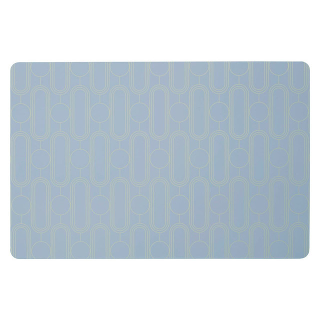 premier housewares Frosted Deco Set of 4 Blue Placemats