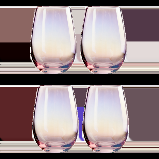 premier housewares Frosted Deco Set Of 4 Hi Ball Glasses