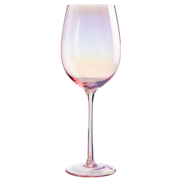 Premier Housewares Frosted Deco Set Of 4 Wine Glasses