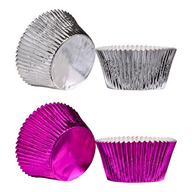 Premier Housewares Fuchsia 40Pcs Large Cupcake Cases