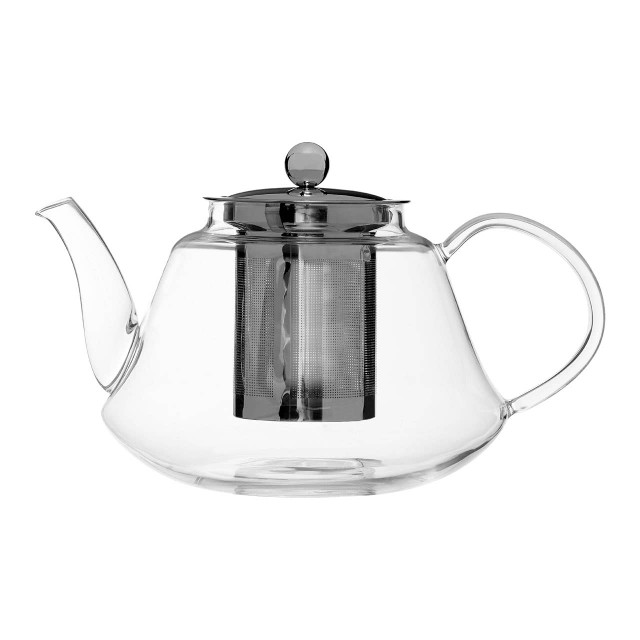 Premier Housewares Fuso High Borosilicate Curved 1200ml Teapot