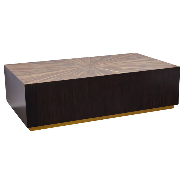 Premier Housewares Gabelle Rectangle Ebony Bamboo Coffee Table