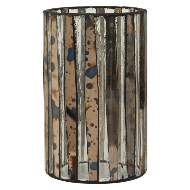 premier housewares Gaia Smoked Anitque Finish Large Candle Holder