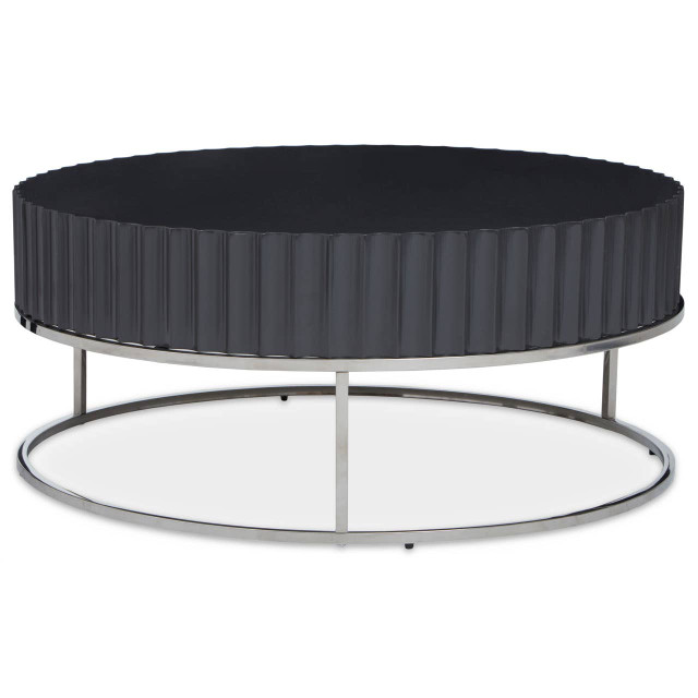 premier housewares Genoa Grey Gloss Finish Coffee Table