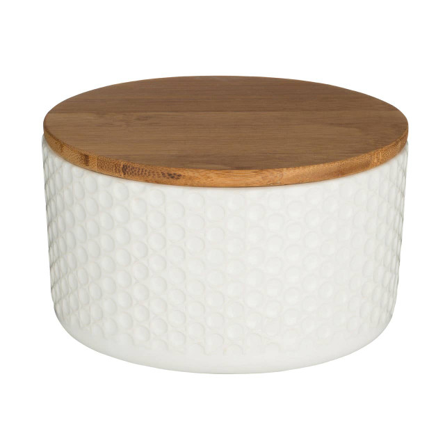 Premier Housewares Geome 550ml White Storage Canister
