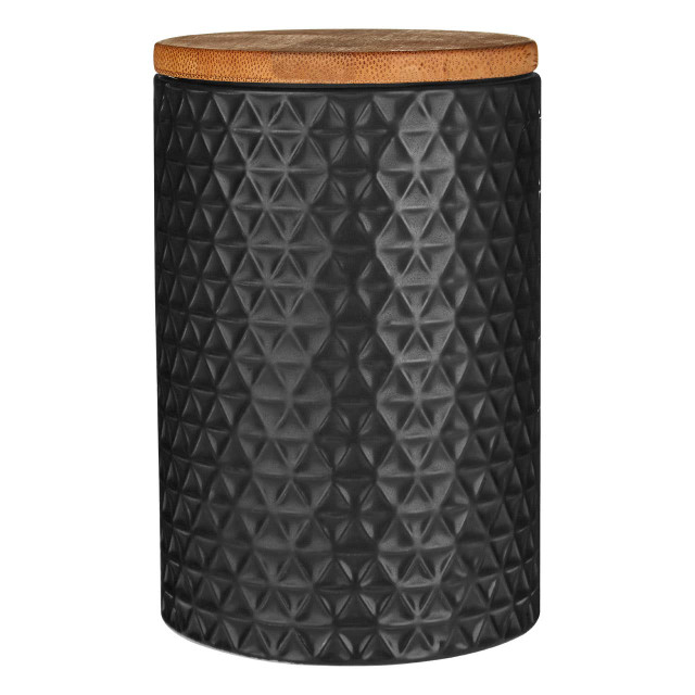 premier housewares Geome 750ml Matte Black Canister
