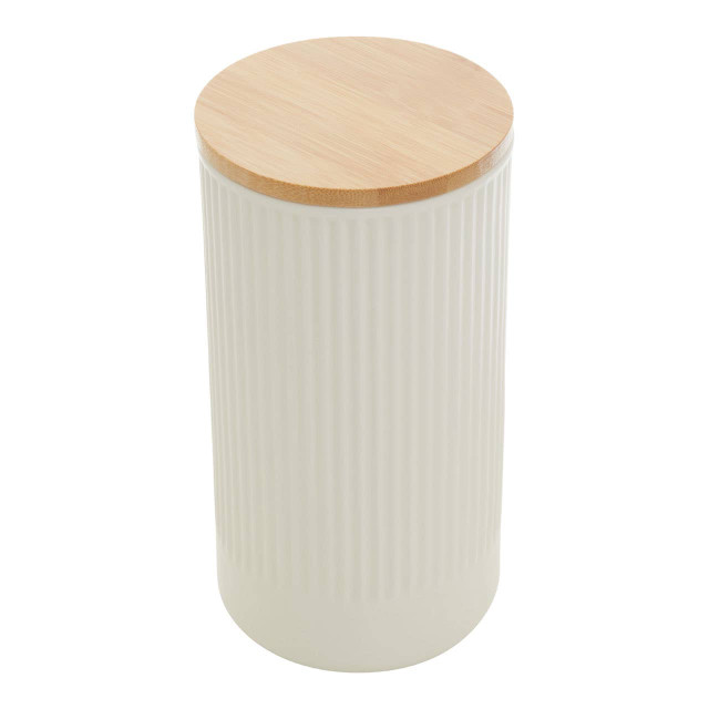 Premier Housewares Geome Cream 1250ml Storage Canister