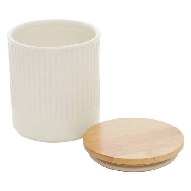 Premier Housewares Geome Cream 550ml Storage Canister